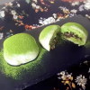 matcha tea glutinous rice ball matcha mochi