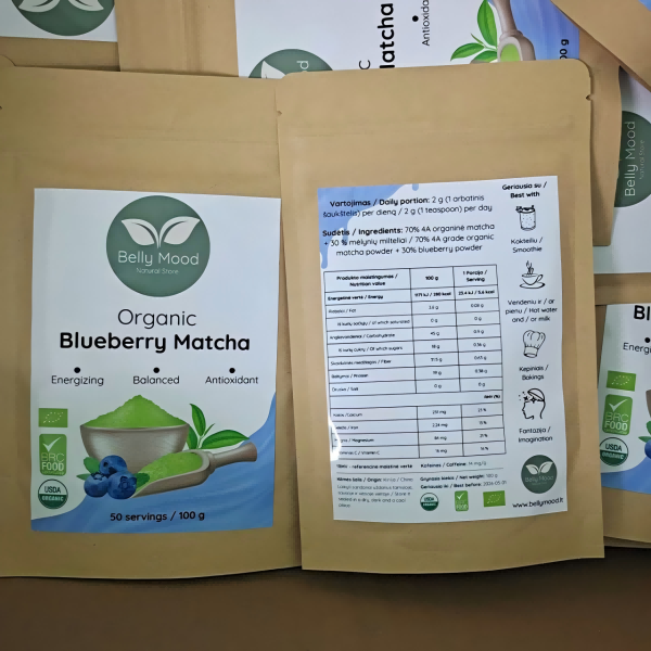 Organic Blueberry Matcha