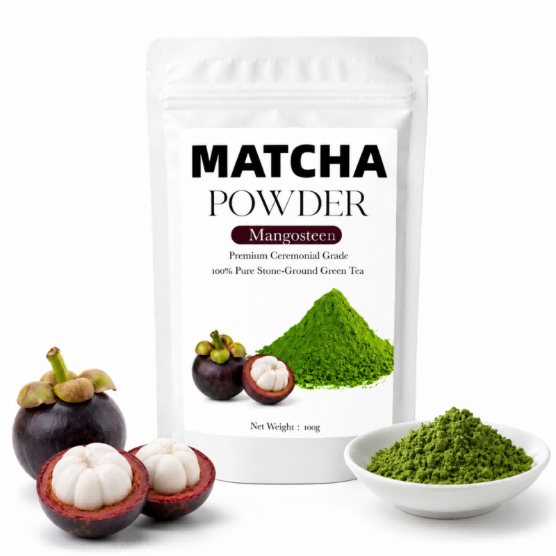 100g Bag of Mangosteen Matcha Powder