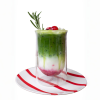 Ice Cranberry Matcha Latte