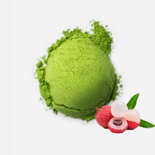 Litchi Flavour Matcha Powder