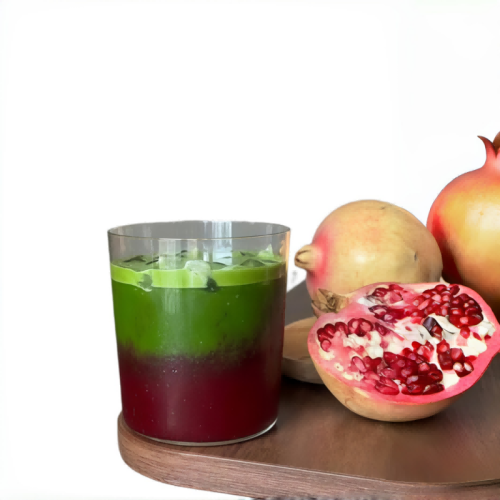 Pomegranate Matcha Drink