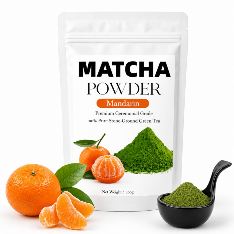 100g Bag of Mandarin Matcha