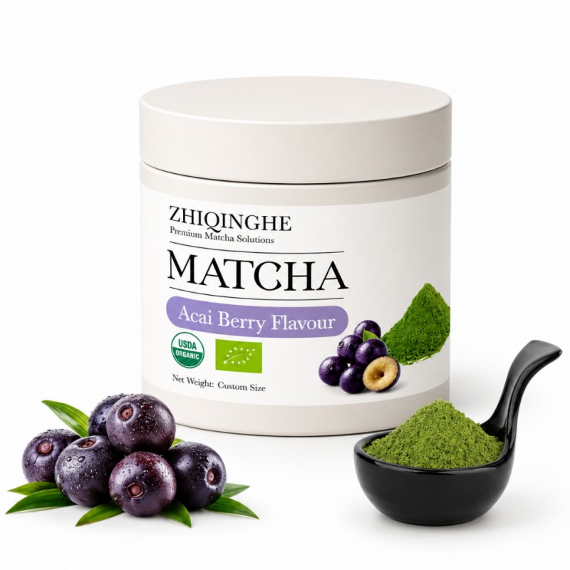 Canned Acai Berry Matcha Powder