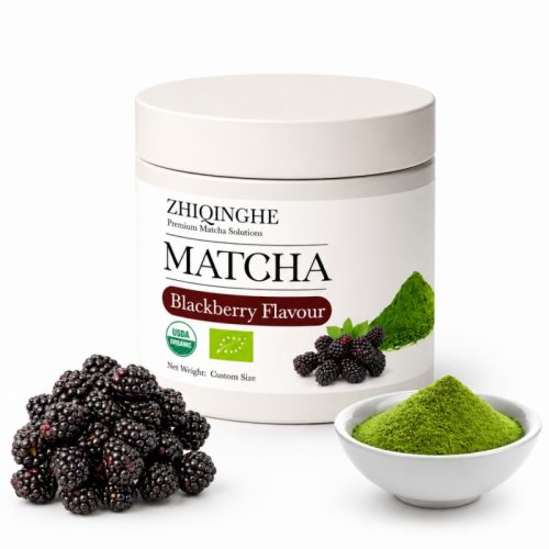 Canned Blackberry Matcha Powder