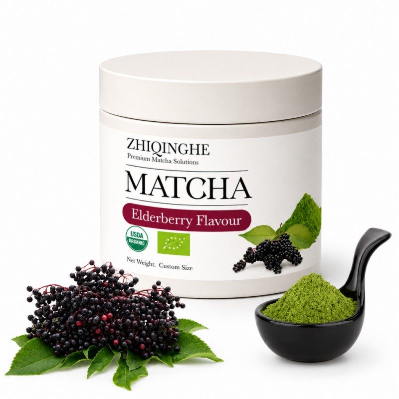 Canned Elderberry Flavour Matcha