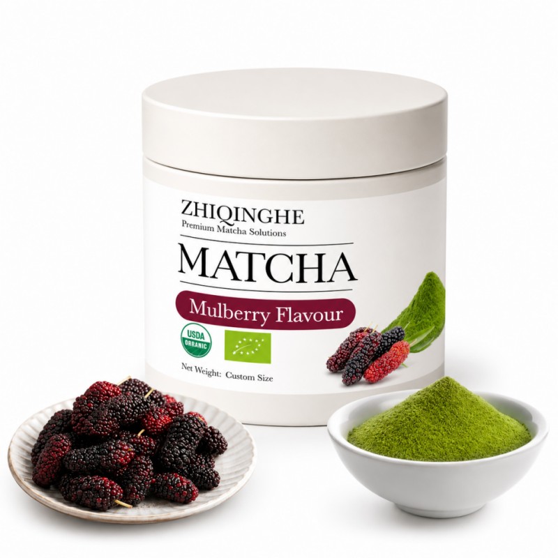 Canned Mulberry Matcha Powder