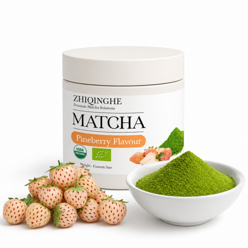 Canned Pineberry Matcha Powder