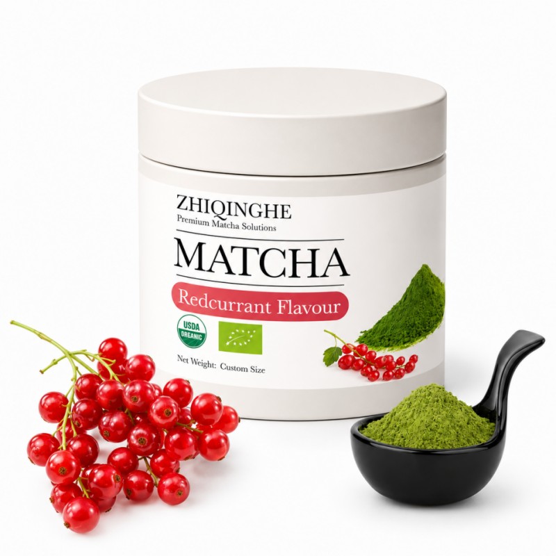 Canned Redcurrant Matcha Powder
