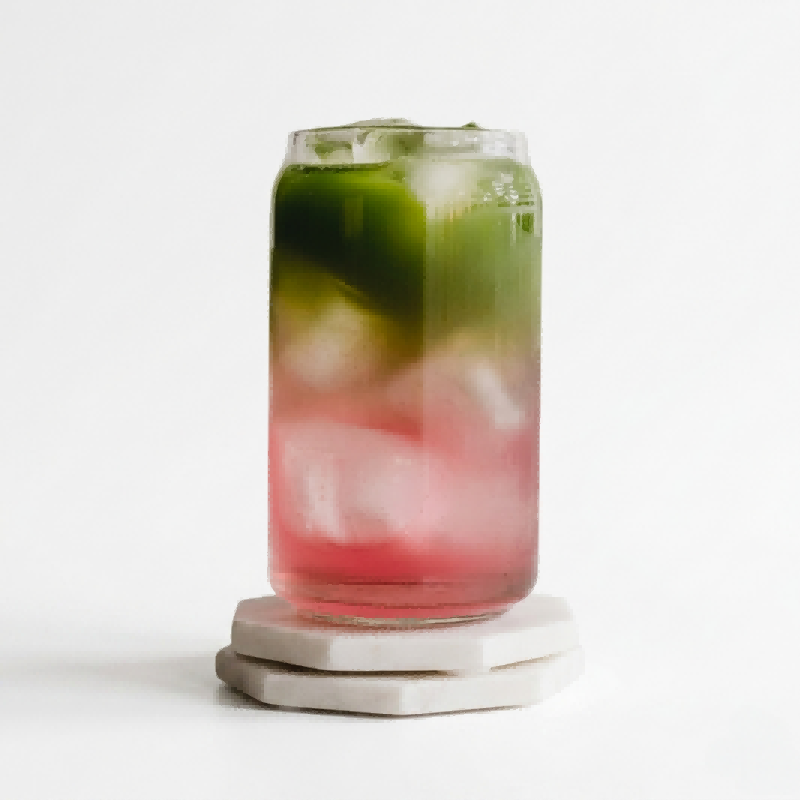 Peach Matcha Drink