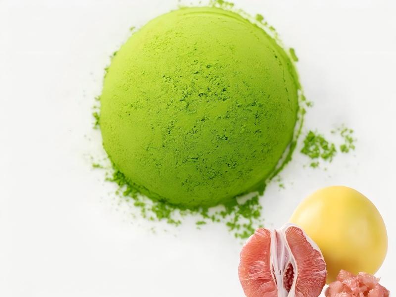 Pomelo Flavour Matcha Powder