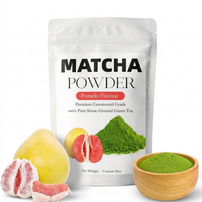 Pomelo Matcha Drinks