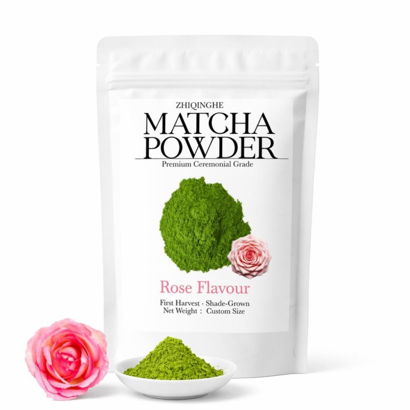 Bag of Rose Matcha Powder