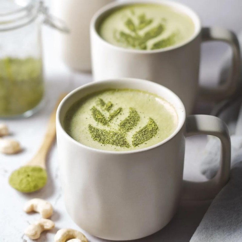 Cashew Matcha Latte