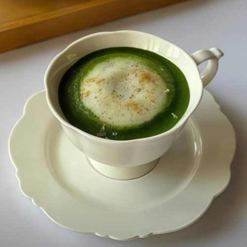 Chamomile Matcha Latte Chamomile Matcha Latte