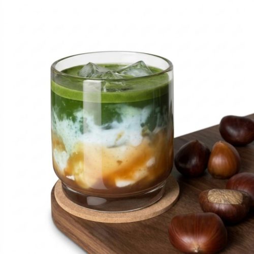 Ice Chestnut Matcha Latte Ice Chestnut Matcha Latte