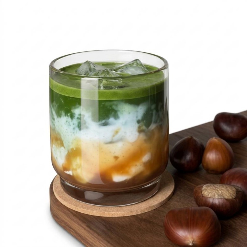 Ice Chestnut Matcha Latte