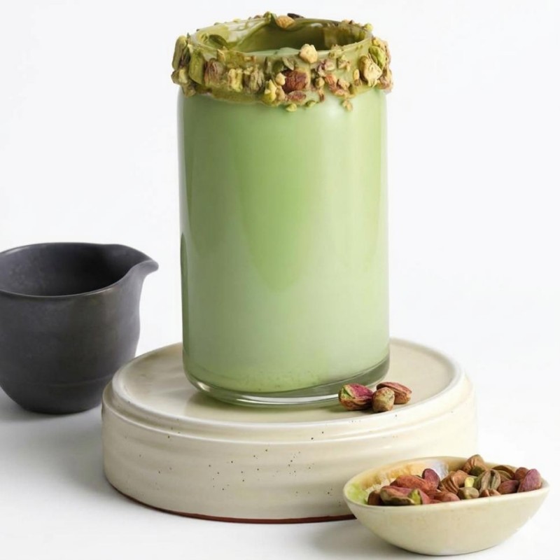 Matcha Pistachio Cream Latte