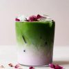 Rose Matcha Latte Rose Matcha Latte