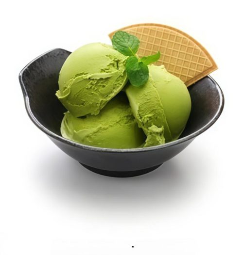 A Bowl of Matcha Ice Cream A Bowl of Matcha Ice Cream