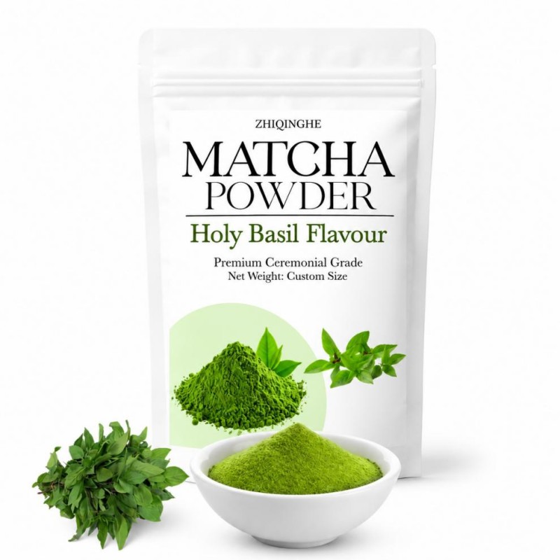 Bag of Holy Basil Matcha Powder